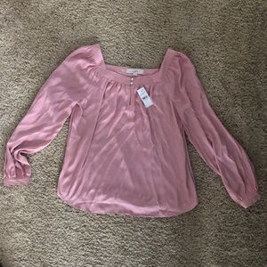 NWT Loft Square Neck Blouse